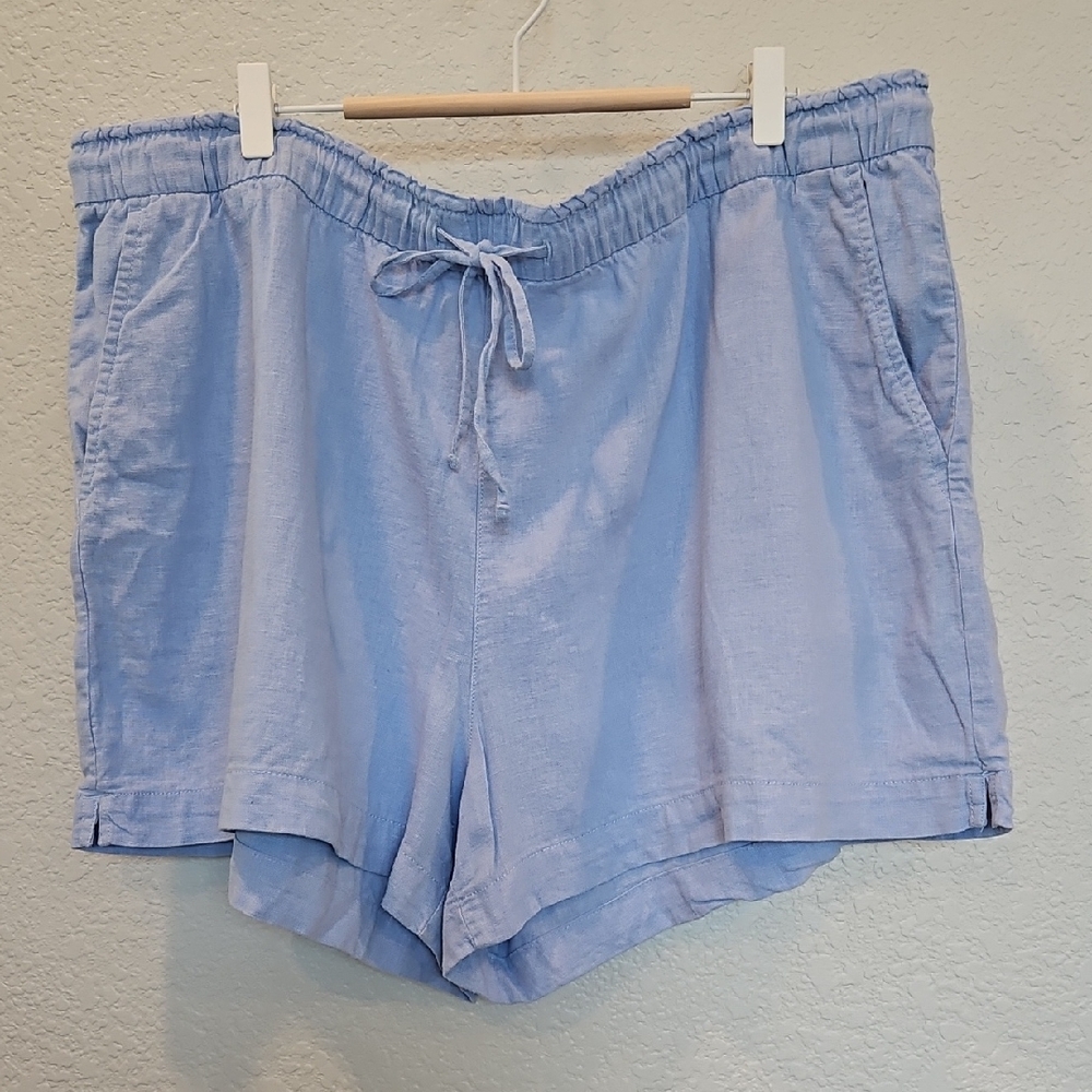 GAP High Waist Light Blue Women's Shorts